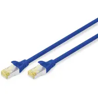 Digitus patchkabel, Cat. 6A, S/FTP, 5,0 meter, blauw