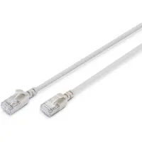 Digitus DK-1632-A-003S Patchkabel CAT 6A F/FTP Slim 0,30m grau