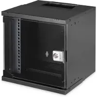 Digitus DN-49101 10inch-wandkast 6 HE Zwart, Zwart (RAL 9005)
