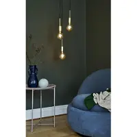 Nordlux 3-lichts hanglamp Paco messing
