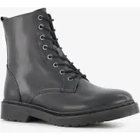 Harper leren dames veterboots zwart maat 40