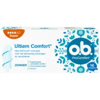 O.B. ProComfort Super - tampons - tampon zwaardere menstruatiedagen - 6 x 16 stuks