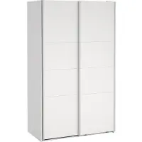 Ebuy24 Catania schuifdeurkast 2 deuren 120x200cm wit.