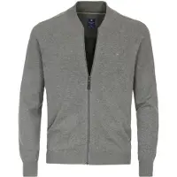 REDMOND Casual Cardigan grijs, Effen