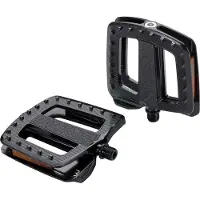 BBB Cycling Fietspedalen Anti Slip - ErgoBase HP Aluminium- E-Bike Gecertificeerd - Ergonomisch - Fietspedalen Universeel: Elektrische Fiets & Cargo Bikes - Zwart - Flat Pedals - BPD-49