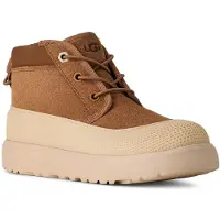 Ugg Kids Lichtbruine Neumel Weather Hybrid leren enkellaarsjes (32.5), 1 tot 3 cm, Veters, Casual, kinderkleding 1171299K