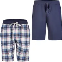 Phil&Co. Pyjamabroek 'Cozy Classics' donkerblauw / rood / wit