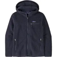 Patagonia - Merken - W's Retro Pile Hoody Sunken Blue voor Dames - Maat S - Marine blauw