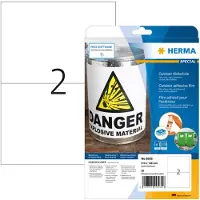 Herma Etiket 9535 210x148mm weerbestendig wit 20stuks