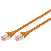 Digitus patchkabel, Cat. 6, S/FTP, 1,0 meter, oranje