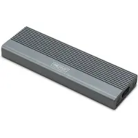 Digitus DA-71156 USB-externe behuizing voor harde schijven en SSD's, geschikt voor NVMe en SATA