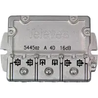 Televes Easy-F-tap 4f. 17dB 5-2400Mhz EFA 417 (Spruitstuk en aftakking)
