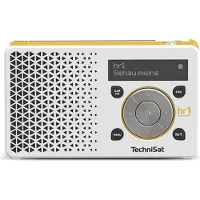 Technisat Digitradio 1 hr1 Editie wit/geel (DAB+), Radio, Geel, Wit