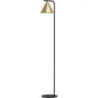 Eglo Vloerlamp Narices 1xe27 Zwart/geelkoper