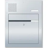 Siedle 210007722-00 F CL BF3A 01 B-0 Postvanger Staal niet roestend Zilver