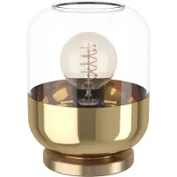 Eglo Maryvilla, Brons, Goud, Transparant, Glas, Staal, IP20, II, E27, 1 lamp(en)