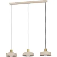 Eglo Hanglamp Valdiola 3-lichts zandbruin