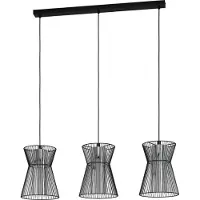 Eglo Hanglamp Maseta Zwart 3xe27 40w