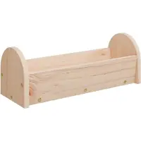 vidaXL Hooiruif voor konijnen 28x10x10 cm massief vurenhout