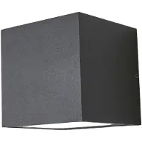 LUCANDE - Merjem Big Down Buiten Wandlamp IP54 Dak Grey