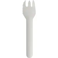 Papstar pure Gebakvorken Papier 12,7 cm met snijrand 100 stuks