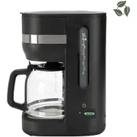 Bourgini Elements Koffiezetapparaat – 1,5L (10-12 Kopjes) - Warmhoudplaat - Automatische Uitschakeling - Vaatwasserbestendig - GRS gecertificeerd gerecyclede materialen