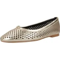 Alpe Dames Gouden Liss Leren Ballerina's (39), Leer, Goudkleurig, Plat, Geen, Casual 541861