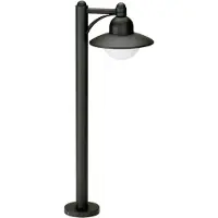ALBERT LEUCHTEN Tuinpadverlichting Yarai, zwart, Aluminium, Landelijk, Tuinpad verlichting