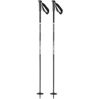 Salomon - Skistokken - Steep Pro S3 Black/Ebony voor Unisex van Aluminium - Maat 125 cm - Zwart