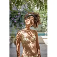 Louise Misha Bikini Top Vasalia Yellow Spring Flower Size: XXS | Bikinis Outlet | Dames | Geel