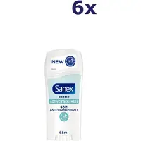 Sanex 6x Deo Stick - 65ml - dermo - active freshness