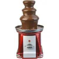 SCH Chocoladefontein - Chocolade fontein - Chocolade druppels - Rood - ‎18cm x 18cm x 32cm