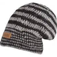 Shakaloha Gebreide Wollen Muts Heren & Dames Beanie Hat van schapenwol met polyester fleece voering - Blast Beanie Natural Unisex - One Size Wintermuts