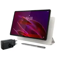 Lenovo Yoga Tab Essentials Bundle 12GB 256GB Qualcomm Snapdragon 8 Gen 3-processor 3,30 GHz , Android 15 of hoger, 256 GB UFS 4.0 - EUBNDLYOGA39, Luna Grey