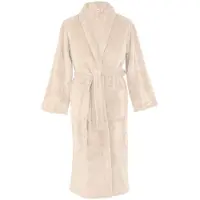 Tiseco - Kamerjas PIPPA - Zachte Jacquard Flanel, pluizig, warm - L/XL, ivoor