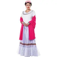Vegaoo - Luxe Mexicaans kunstenaarskostuum voor dames