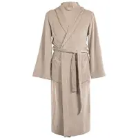 Tiseco - Kamerjas ELENA - ochtondjas - baby fleece - unisex - L/XL, taupe