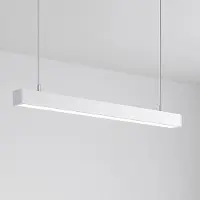 Tsong Hangende LED lichtbalk 60 cm - Wit - Koppelbaar - Helder witte lichtkleur 4000K - Incl. Ophangset 1 meter - 18W - Duurzaam en Energiezuinig