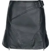 Punk Rave - Gothic Minirok - Punk Mini Skirt - XS tot 4XL - voor Vrouwen - zwart - Maat M