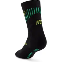 Cep Core Run Merino Socks Mid Cut 3.0, hardloopsokken, heren, zwart