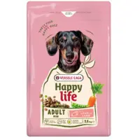 Happy Life Adult Mini met lam hondenvoer 4 x 2,5 kg