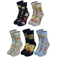 Spongebob Squarepants Sokken - - Sokken (Set van 5) - EU 40-45 - voor Mannen - meerkleurig | Maat EU 40-45