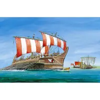 Tamiya Modelbouwpakket Schepen - 8514 Griekse Triera - Zeilschip Plastic - 1:72 - Modelbouw