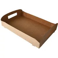 Papstar Wegwerpdienblad Papier Bruin 10 Stuks