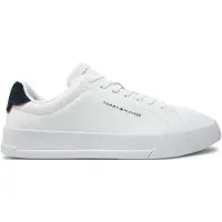 Tommy Hilfiger Sneakers laag 'Logo Court With' donkerblauw / wit