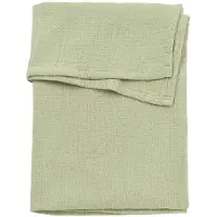Meyco Baby Uni wieglaken - pre-washed hydrofiel - soft olive - 75x100cm - 0.3 TOG