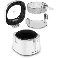Moulinex 2,1 liter, 1900 watt, witte friteuse, AF2541E0