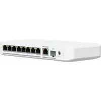 Ubiquiti Flex 2.5G PoE Beheerde Schakelaar 8x 2,5 Gigabit Ethernet (PoE++), 1x 10G SFP+/RJ45 (PoE++) combinatiepoort