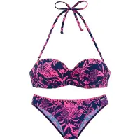 Venice beach Bikini marine / pink