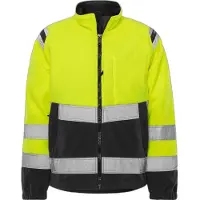 Fristads High vis fleecejack klasse 3 4041 FE Hi-Vis geel/zwart maat M heren